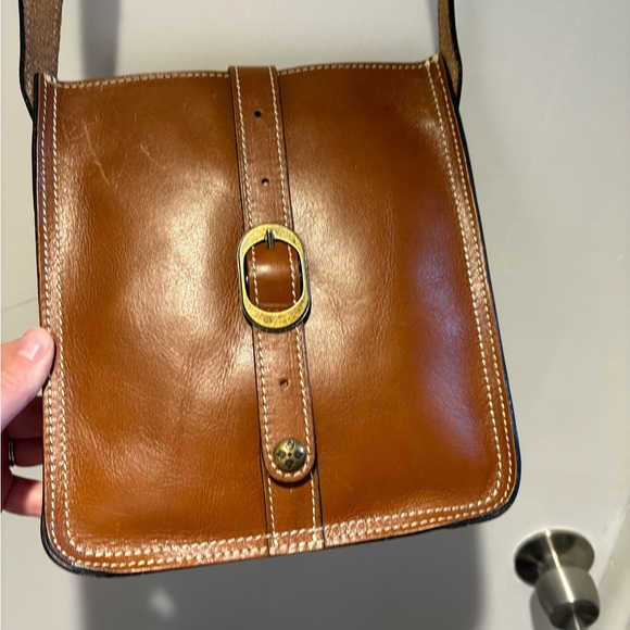 Patricia Nash Brown Leather Crossbody with Adjustable Strap - Picture 9 of 15